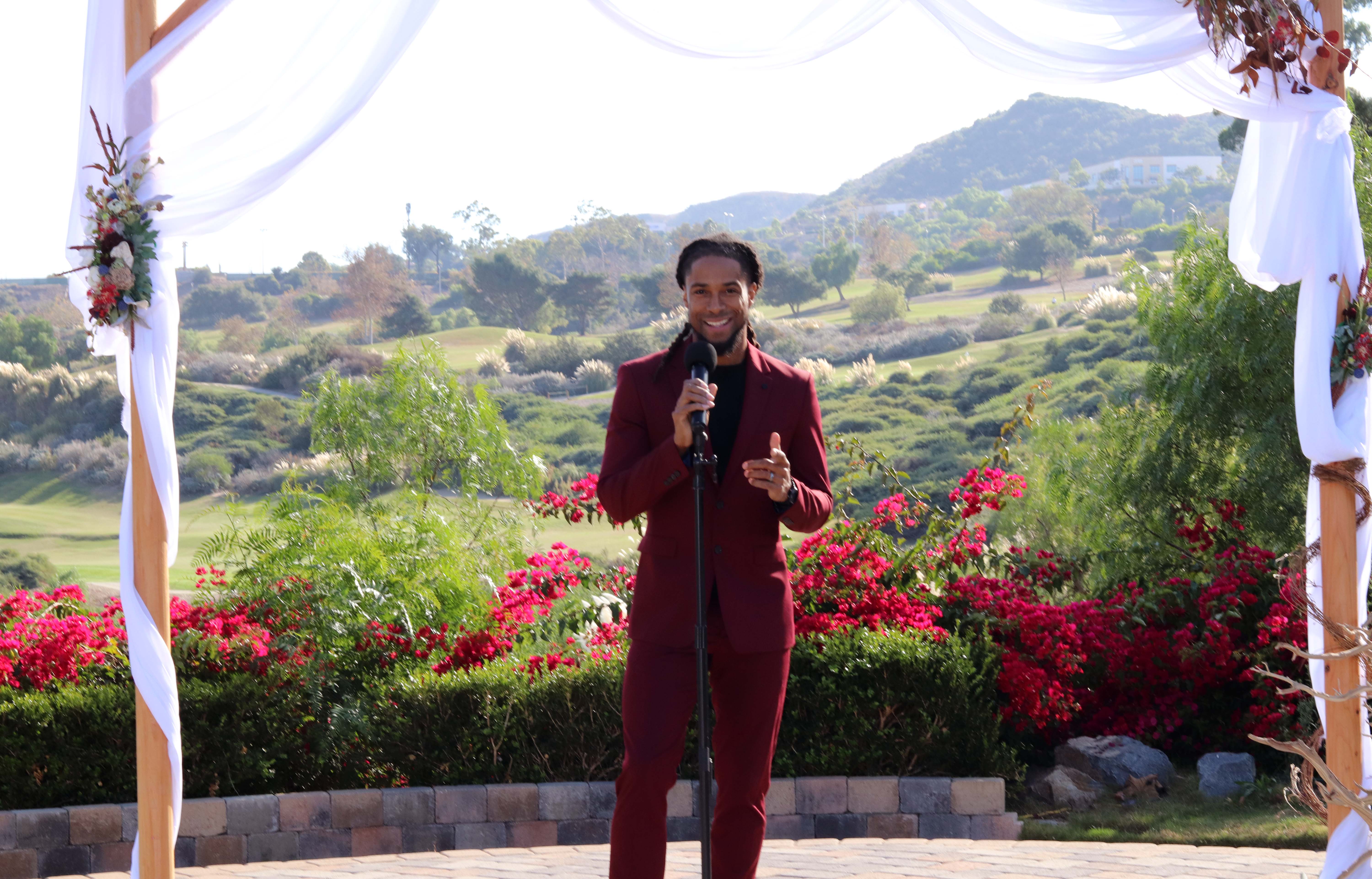 wedding DJ ceremony speech