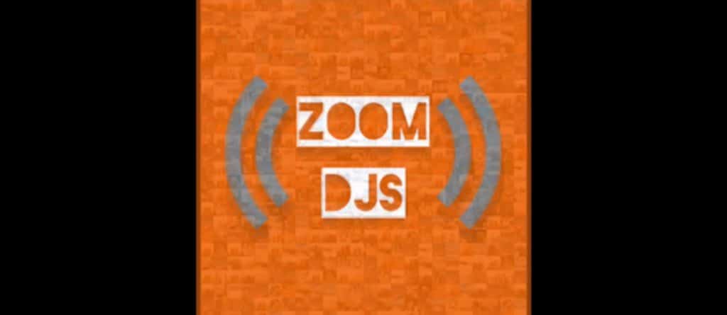 how to DJ on zoom zoomdjs.com logo