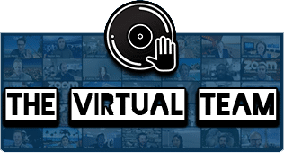 Zoom DJs virtual party team title