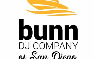 corporate party DJ San Diego Bunn DJ Company San Diego logo