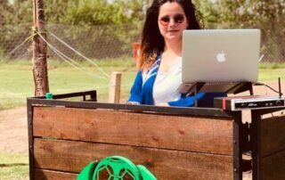 corporate party DJ Miami DJ Delfi Biedma logo
