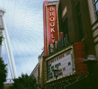 Brooklyn Bowl Neon lights nad ferris wheel