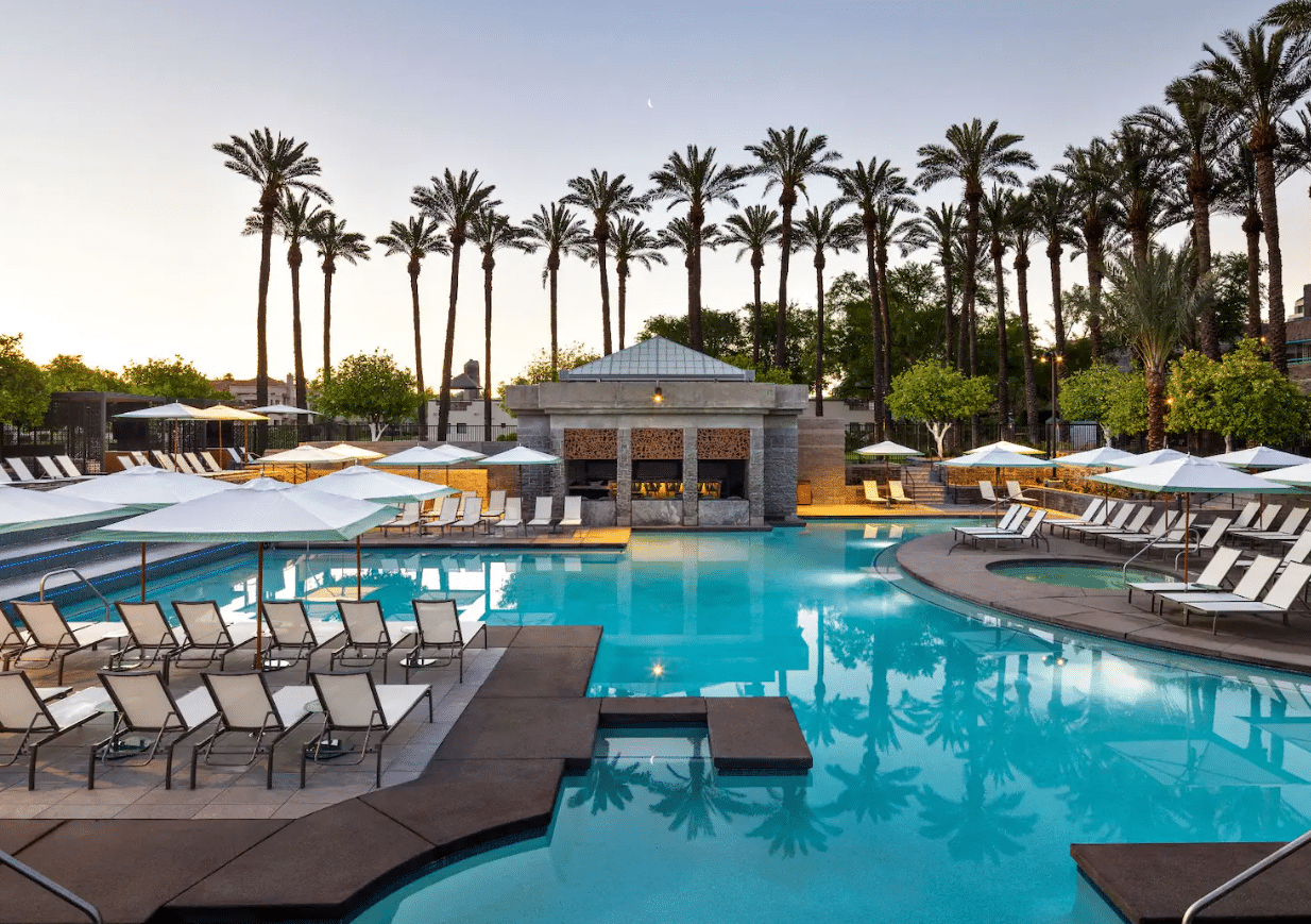 Hyatt Regency Scottsdale Resort and Spa Gainey Ranch pool and event grounds