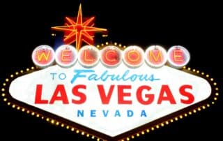 Welcome to Fabulous Las Vegas Nevada Sign full of neon lights