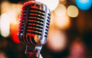 Keynote speaker microphone