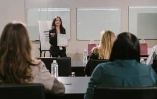 A Person Explaining What Is Sales Kickoff Keynotes