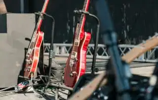 Corporate band guitars