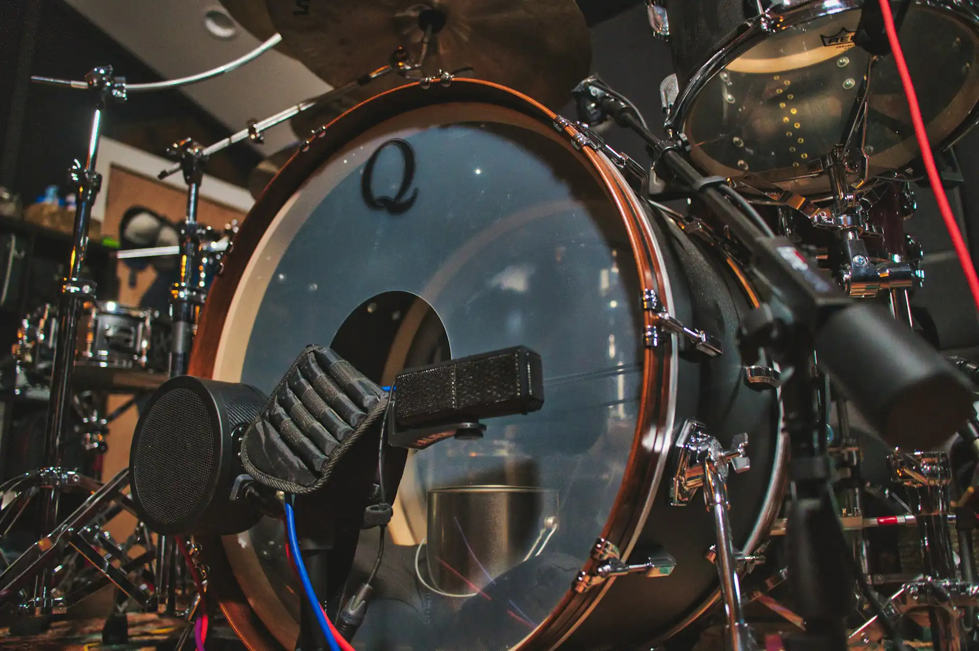 Sound equipment that corporate bands uses to perform