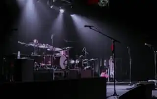 Equipments used by band at corporate parties